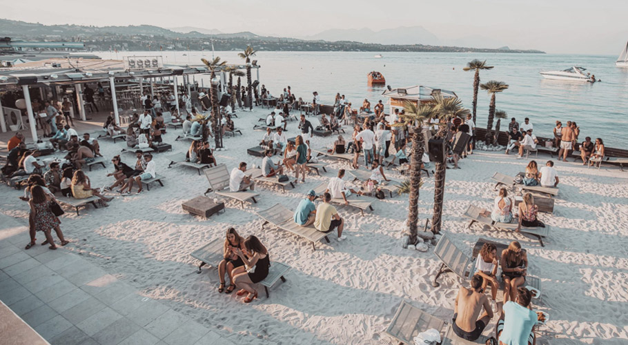 The best beaches on Lake Garda: Coco Beach Club